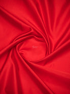 Red Plain Satin Silk Handloom Banarasi Saree - Sacred Weaves