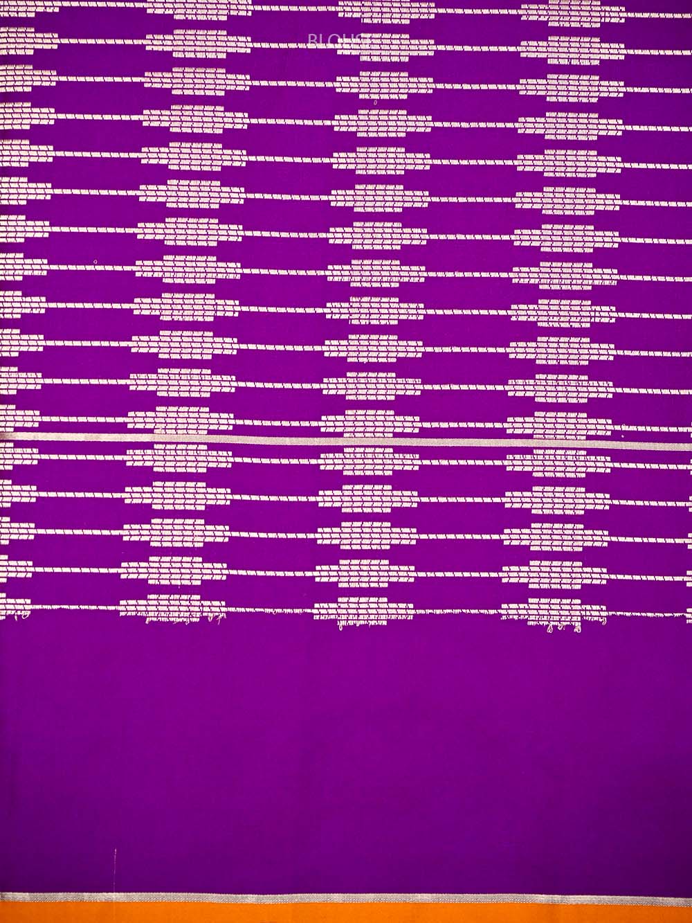 Dark Magenta Plain Satin Silk Handloom Banarasi Saree - Sacred Weaves