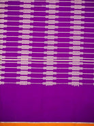 Dark Magenta Plain Satin Silk Handloom Banarasi Saree - Sacred Weaves