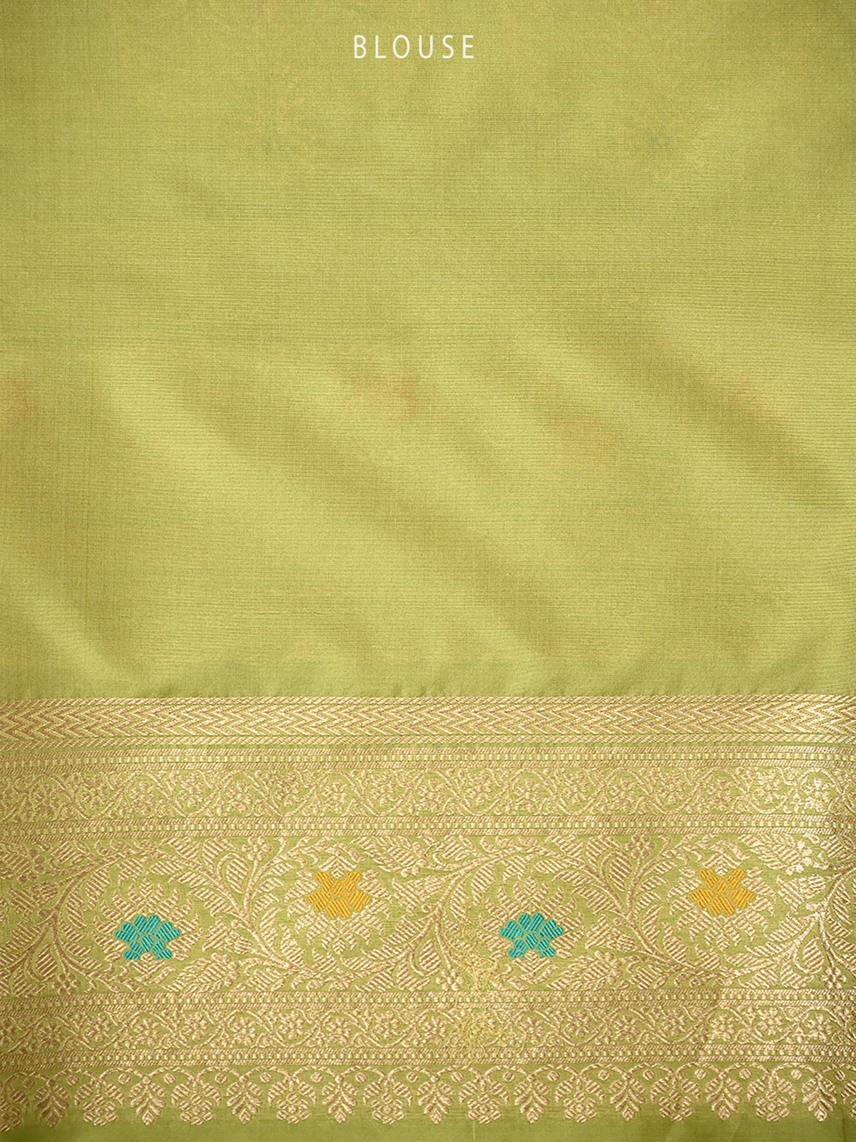 Pista Green Rangkat Katan Silk Handloom Banarasi Saree - Sacred Weaves