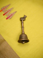 Olive Yellow Booti Chanderi Silk Handloom Banarasi Saree