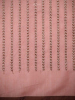 Pastel Pink Booti Chanderi Silk Handloom Banarasi Saree