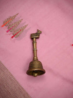 Pastel Pink Booti Chanderi Silk Handloom Banarasi Saree