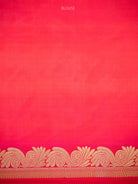 Pink Orange Booti Katan Silk Handloom Banarasi Saree - Sacred Weaves