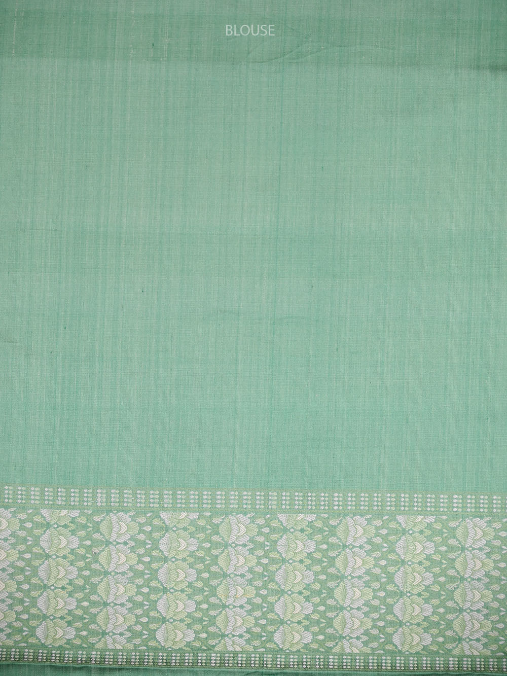 Sea Green Tanchoi Silk Handloom Banarasi Saree - Sacred Weaves