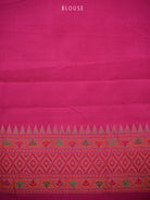 Cream Booti Katan Silk Handloom Banarasi Saree - Sacred Weaves