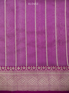 Beige Booti Organza Tissue Silk Handloom Banarasi Saree - Sacred Weaves
