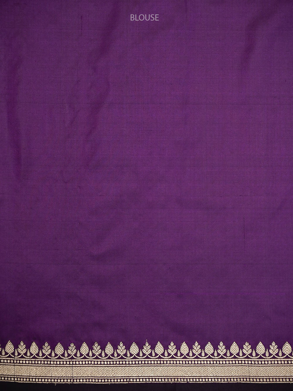 Dark Purple Konia Katan Silk Handloom Banarasi Saree - Sacred Weaves