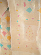 Cream Rangkat Katan Silk Handloom Banarasi Saree - Sacred Weaves