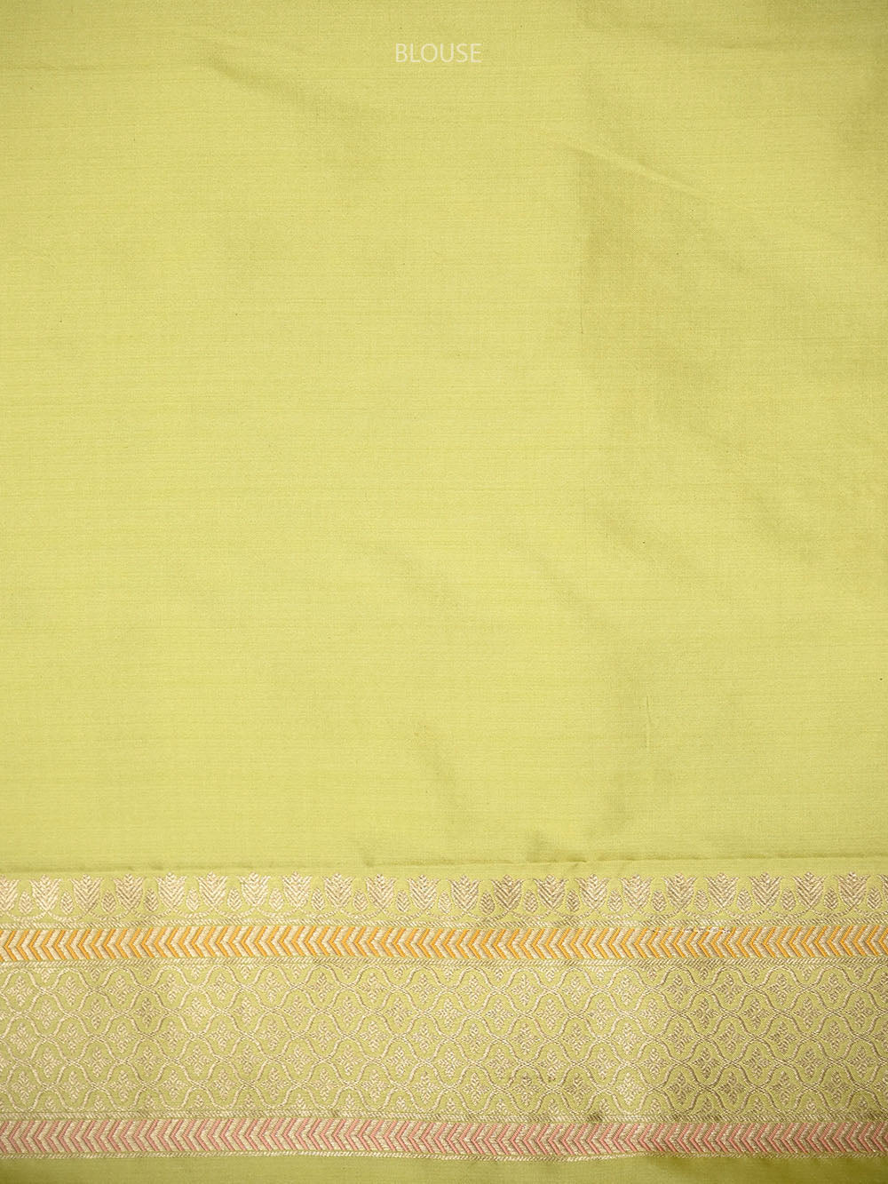 Lime Yellow Rangkat Katan Silk Handloom Banarasi Saree - Sacred Weaves