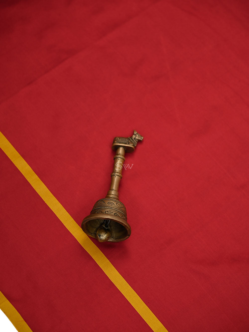 Maroon Plain Meenakari Satin Silk Handloom Banarasi Saree - Sacred Weaves