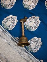 Blue Meenakari Boota Katan Silk Handloom Banarasi Saree
