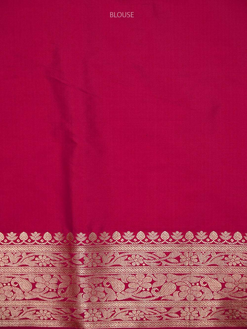 Dark Pink Shikargah Katan Silk Handloom Banarasi Saree - Sacred Weaves