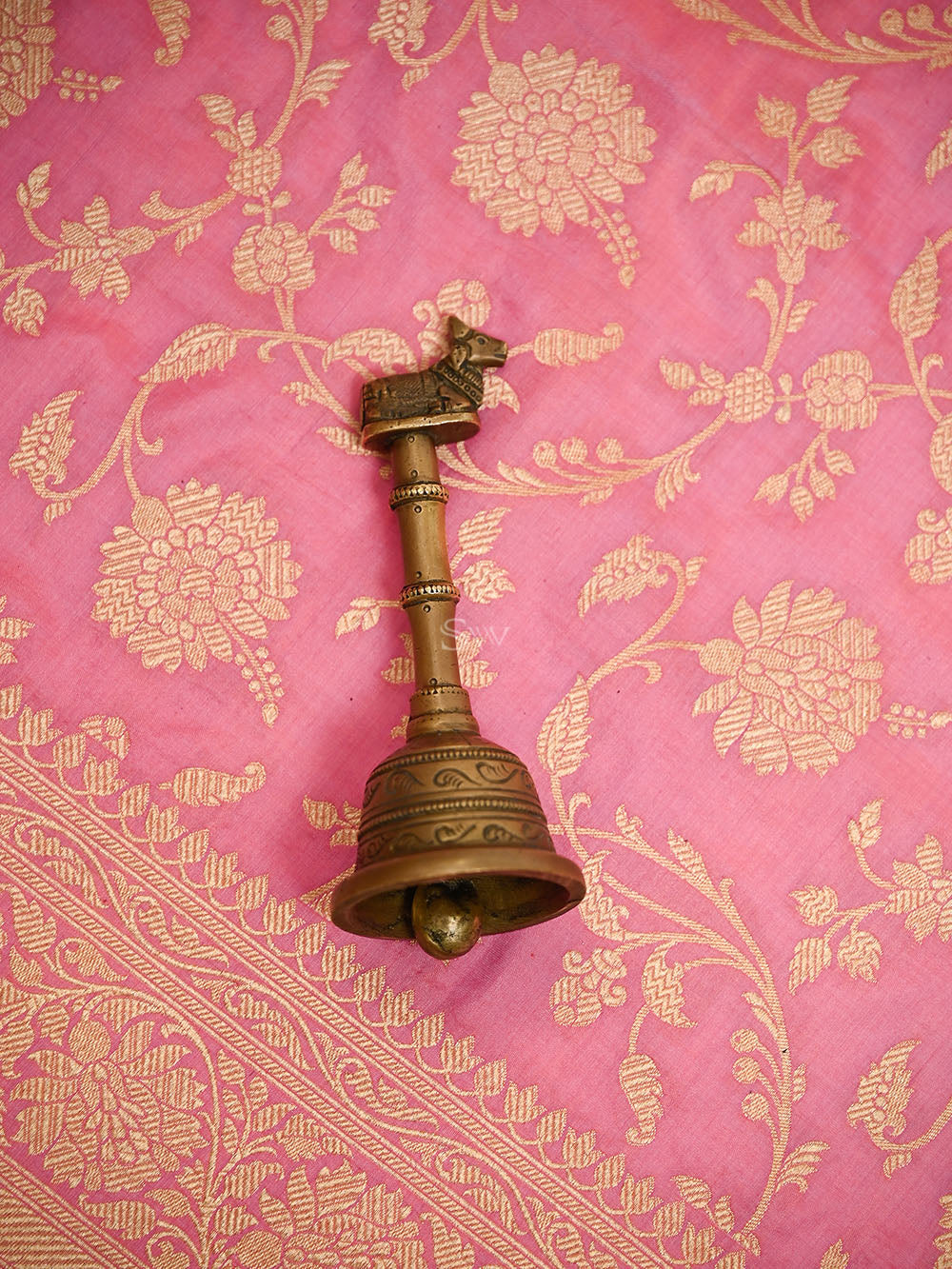 Pink Jaal Katan Silk Uppada Handloom Banarasi Saree - Sacred Weaves