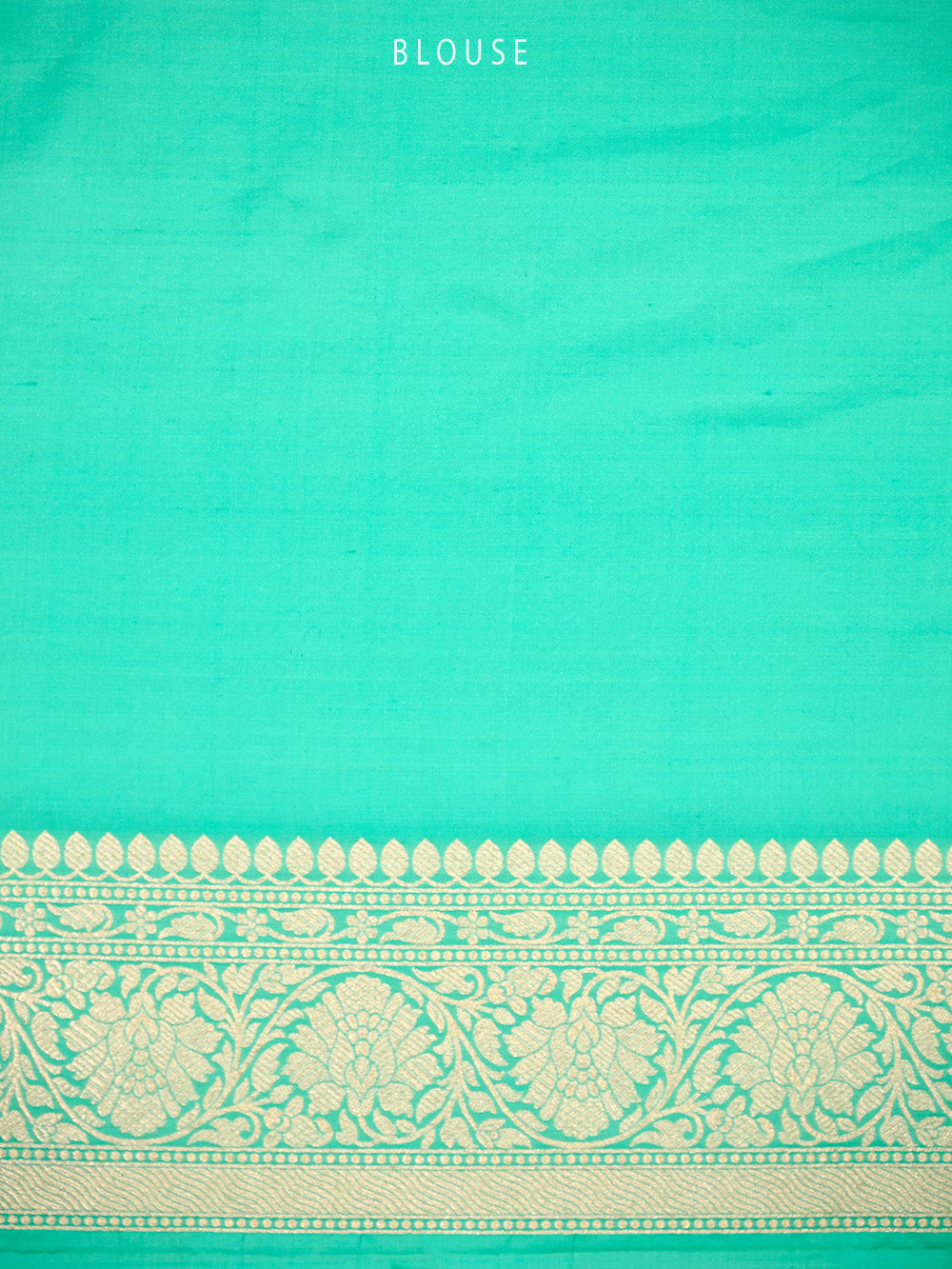 Aqua Green Jaal Katan Silk Uppada Handloom Banarasi Saree - Sacred Weaves