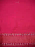 Magenta Jaal Katan Silk Handloom Banarasi Saree - Sacred Weaves