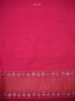 Magenta Jaal Katan Silk Handloom Banarasi Saree - Sacred Weaves