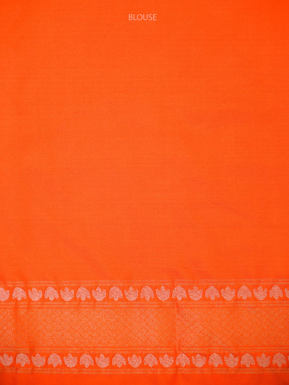 Orange Sona Roopa Jaal Katan Silk Handloom Banarasi Saree - Sacred Weaves