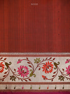 Black Booti Paithani Katan Silk Handloom Banarasi Saree - Sacred Weaves