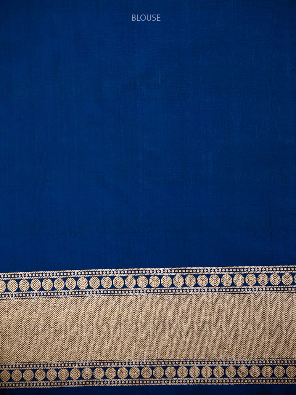Blue Meenakari Boota Katan Silk Handloom Banarasi Saree - Sacred Weaves