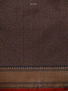 Blue Booti Chanderi Silk Handloom Banarasi Saree - Sacred Weaves