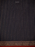 Blue Booti Chanderi Silk Handloom Banarasi Saree - Sacred Weaves