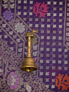 Purple Jaal Cotton Silk Handloom Banarasi Saree - Sacred Weaves