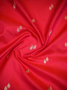 Pink Red Booti Paithani Katan Silk Handloom Banarasi Saree - Sacred  Weaves