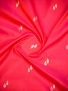 Pink Orange Booti Paithani Katan Silk Handloom Banarasi Saree - Sacred Weaves