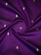 Purple Booti Paithani Katan Silk Handloom Banarasi Saree - Sacred Weaves