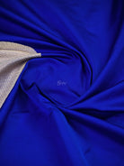 Blue Boota Satin Silk Handloom Banarasi Saree - Sacred Weaves