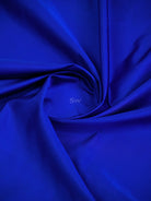 Blue Plain Meenakari Satin Silk Handloom Banarasi Saree - Sacred Weaves