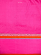 Blue Booti Tussar Silk Handloom Banarasi Saree - Sacred Weaves