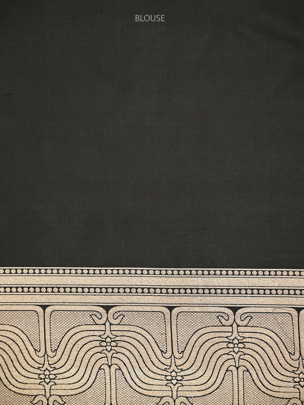 Black Jaal Katan Silk Handloom Banarasi Saree - Sacred Weaves