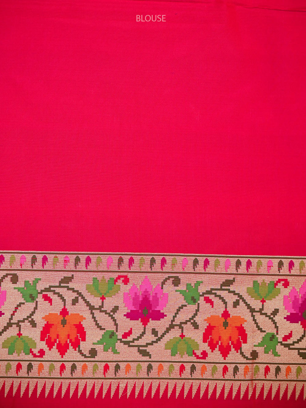 Wine Booti Paithani Katan Silk Handloom Banarasi Saree - Sacred Weaves