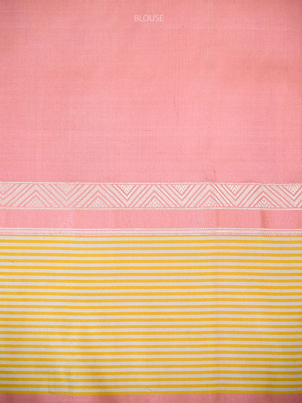 Pastel Pink Booti Tussar Silk Handloom Banarasi Saree - Sacred Weaves