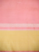 Pastel Pink Booti Tussar Silk Handloom Banarasi Saree - Sacred Weaves
