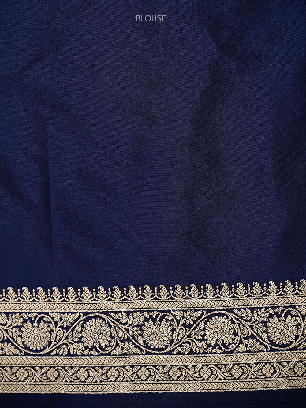 Blue Zari Booti Uppada Katan Silk Handloom Banarasi Saree - Sacred Weaves