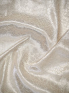 Cream Katan Silk Tissue Brocade Handloom Banarasi Saree - Sacred Weaves