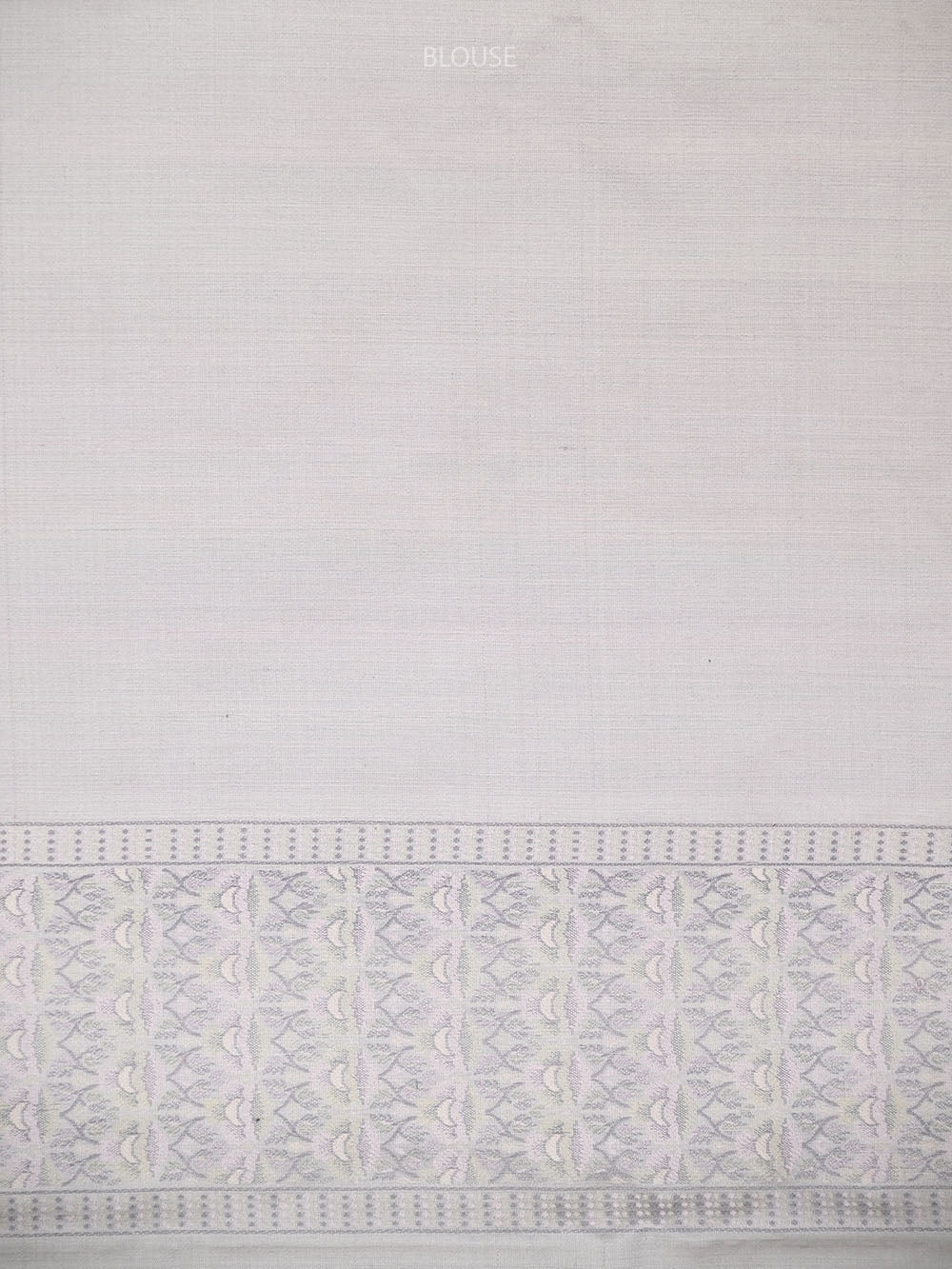 Light Grey Floral Jaal Tanchoi Silk Handloom Banarasi Saree - Sacred Weaves