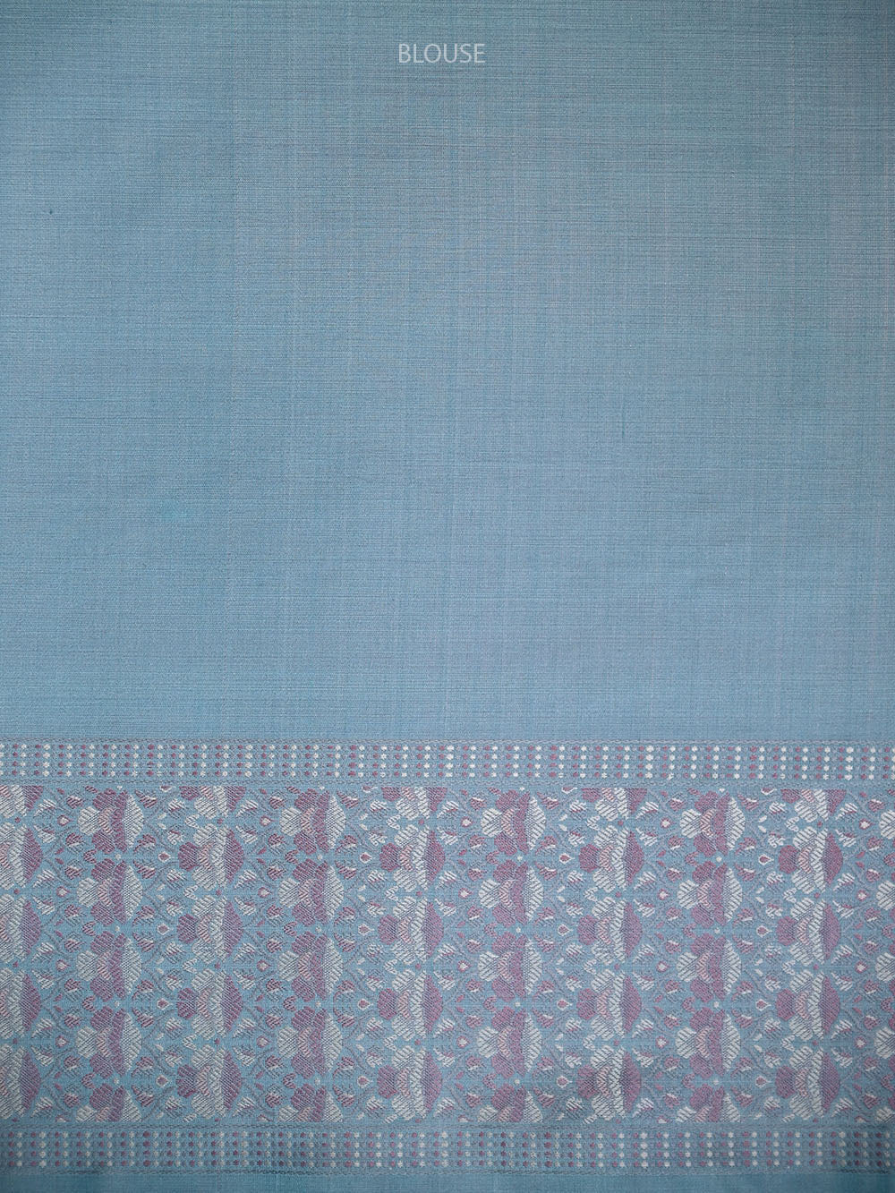 Light Aqua Blue Jaal Tanchoi Silk Handloom Banarasi Saree - Sacred Weaves