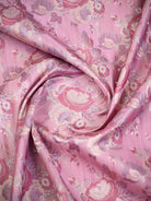 Pastel Pink Jaal Tanchoi Silk Handloom Banarasi Saree - Sacred Weaves