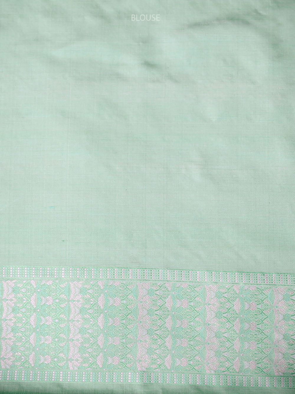 Mint Green Jaal Tanchoi Silk Handloom Banarasi Saree - Sacred Weaves