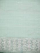 Mint Green Floral Tanchoi Silk Handloom Banarasi Saree - Sacred Weaves