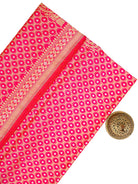 Dark Pink Sona Roopa Silk Real Zari Handloom Banarasi Saree - Sacred Weaves