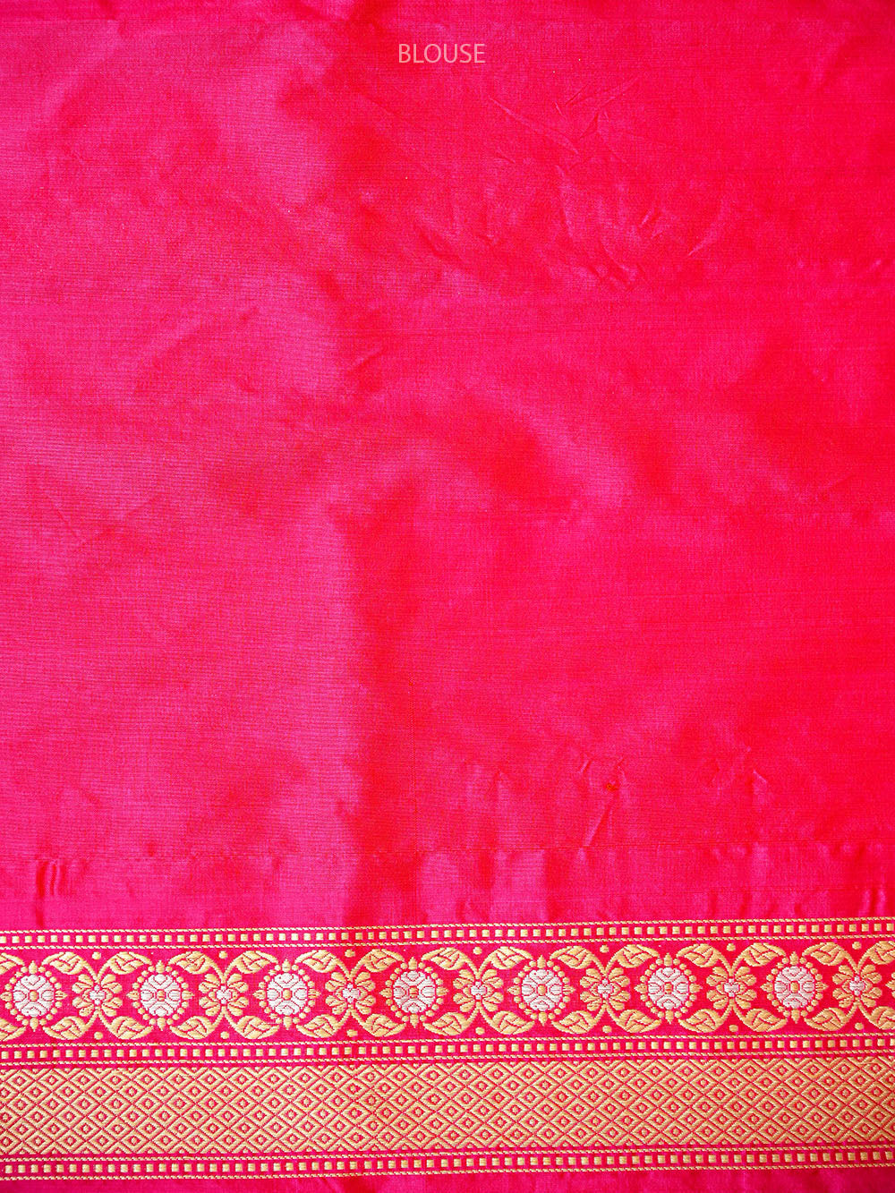 Dark Pink Sona Roopa Silk Real Zari Handloom Banarasi Saree - Sacred Weaves