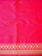 Dark Pink Sona Roopa Silk Real Zari Handloom Banarasi Saree - Sacred Weaves