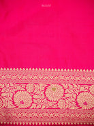 Pink Red Meenakari Uppada Katan Silk Handloom Banarasi Saree - Sacred Weaves