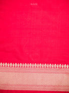 Red Pink Rangkat Jaal Katan Silk Handloom Banarasi Saree - Sacred Weaves