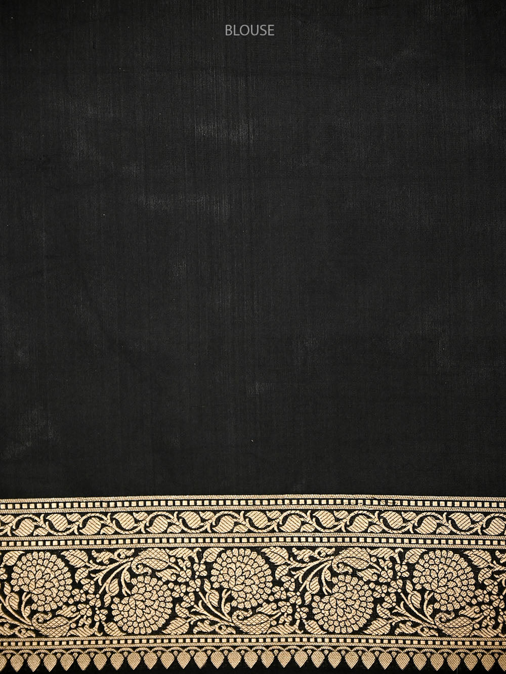 Black Rangkat Jaal Katan Silk Handloom Banarasi Saree - Sacred Weaves